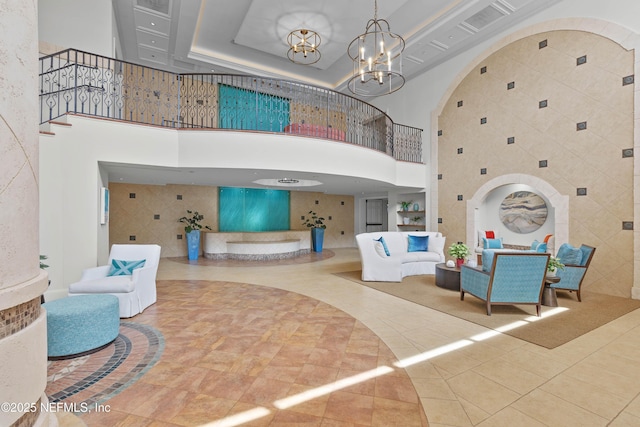 view of community lobby