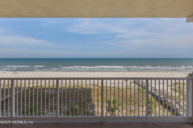 water view with a beach view