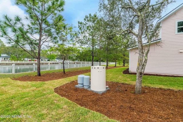 85199 Southern Creek Blvd, Fernandina Beach, FL 32034 - view of yard with a water view and fence