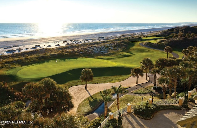 85118 Southern Creek Blvd, Fernandina Beach, FL 32034 - view of community featuring a beach view and a water view