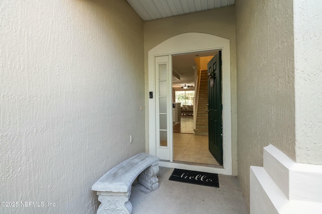 7990 Baymeadows Rd E Unit 2202, Jacksonville, FL 32256 - doorway to property with stucco siding