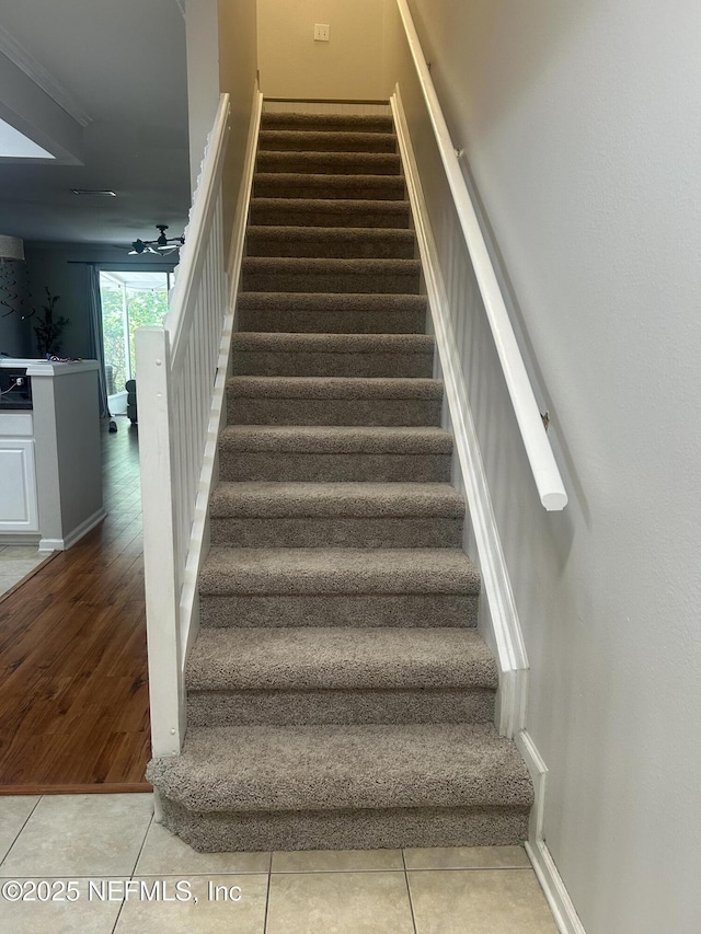 7990 Baymeadows Rd E Unit 2202, Jacksonville, FL 32256 - stairs with tile patterned floors
