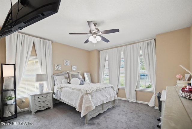 1074 Spanish Bay Ct, Orange Park, FL 32065 - carpeted bedroom with baseboards and ceiling fan