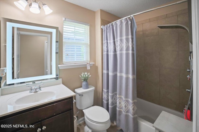 1074 Spanish Bay Ct, Orange Park, FL 32065 - bathroom featuring toilet, vanity, and shower / tub combo