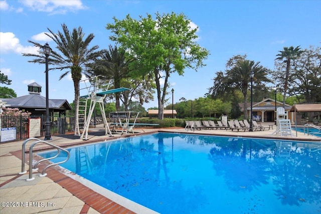 1074 Spanish Bay Ct, Orange Park, FL 32065 - pool featuring a patio and fence