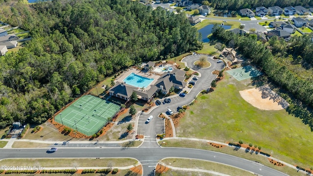 drone / aerial view