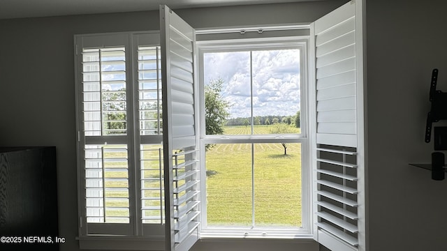 view of doorway to outside
