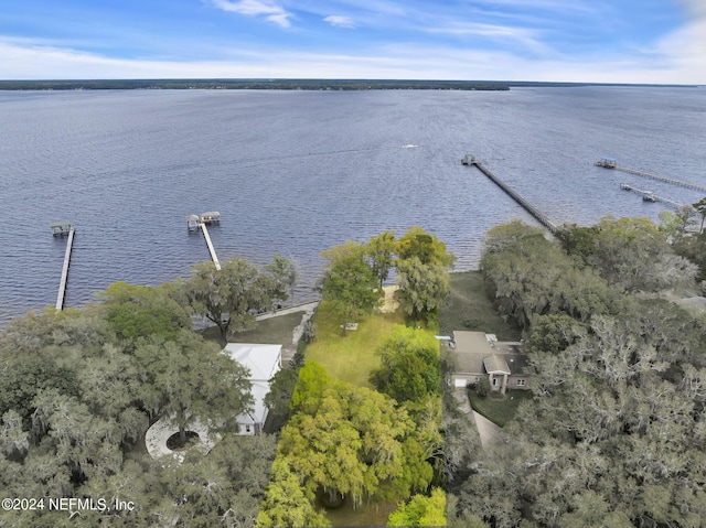 3079 Anderson Rd, Green Cove Springs, FL 32043 - drone / aerial view featuring a water view