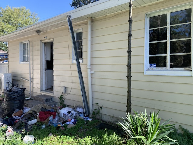 7823 Berry Ave, Jacksonville, FL 32211 - view of property exterior with ac unit
