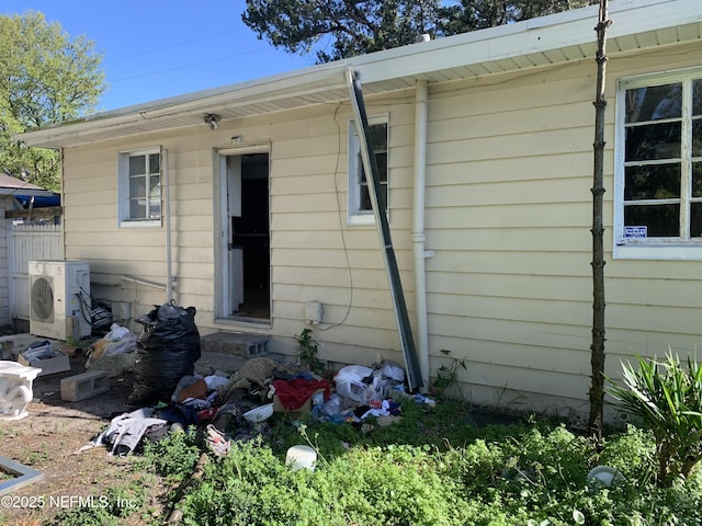 7823 Berry Ave, Jacksonville, FL 32211 - exterior space featuring fence and ac unit