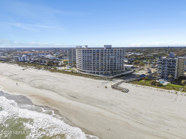 1601 Ocean Dr S Unit 410, Jacksonville Beach, FL 32250 - aerial view of unending shoreline