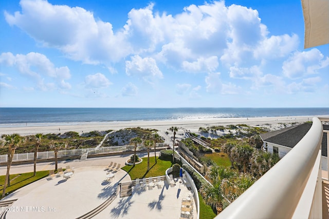 1601 Ocean Dr S Unit 410, Jacksonville Beach, FL 32250 - water view with nearby beach