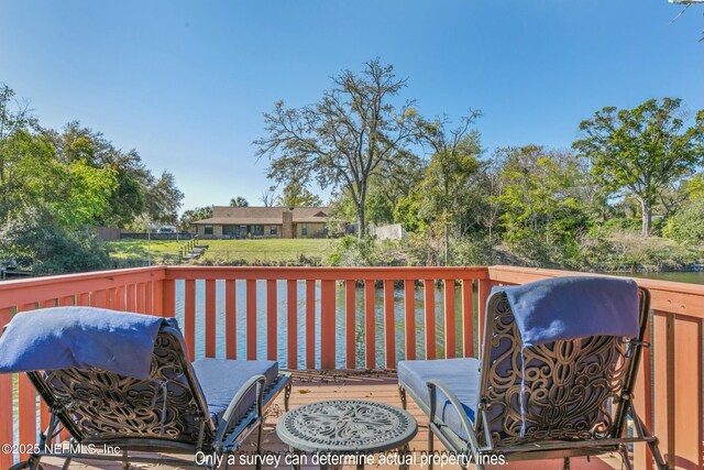 85 Fox Valley Dr, Orange Park, FL 32073 - wooden terrace featuring grilling area