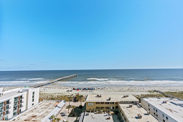 320 1st St Unit 806, Jacksonville Beach, FL 32250 - view of water feature featuring a view of the beach