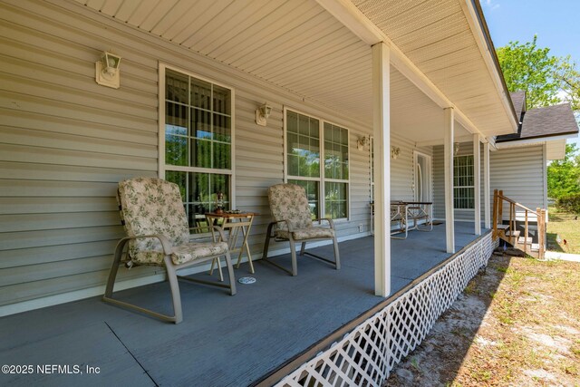 5398 Laurie Ln, Middleburg, FL 32068 - view of patio featuring covered porch