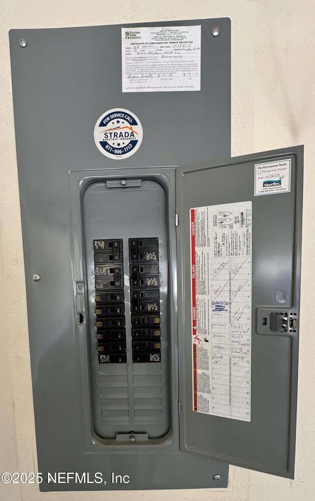 utilities with electric panel