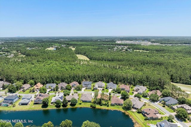 1741 Wild Dunes Cir, Orange Park, FL 32065 - bird's eye view with a residential view and a water view