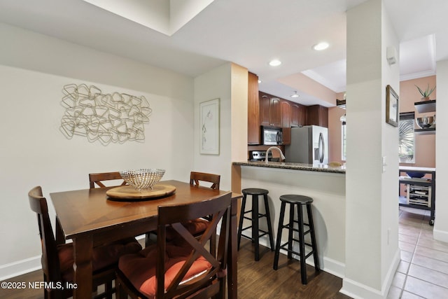 9745 Touchton Rd Unit 1629, Jacksonville, FL 32246 - dining room with baseboards and recessed lighting