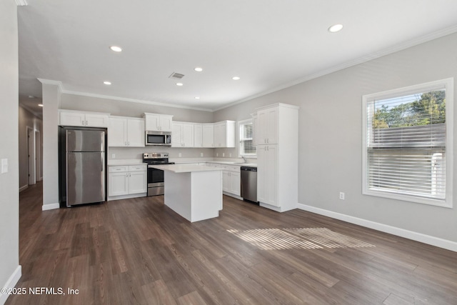 2939 Fitzgerald St, Jacksonville, FL 32254 - kitchen with plenty of natural light, visible vents, light countertops, and stainless steel appliances