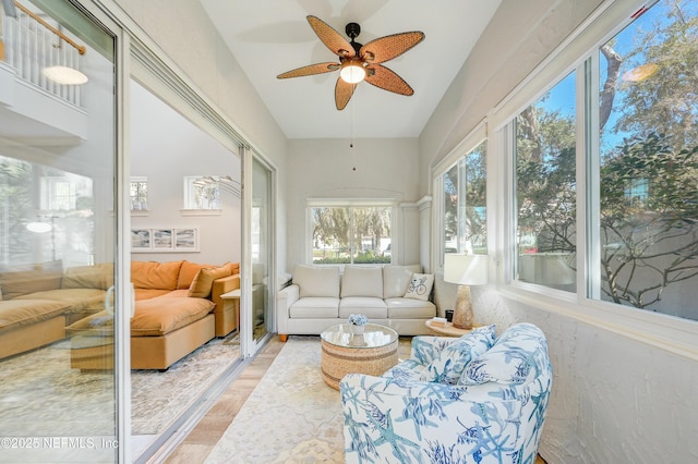 96064 Bottlebrush Ln, Fernandina Beach, FL 32034 - sunroom / solarium featuring wood finished floors
