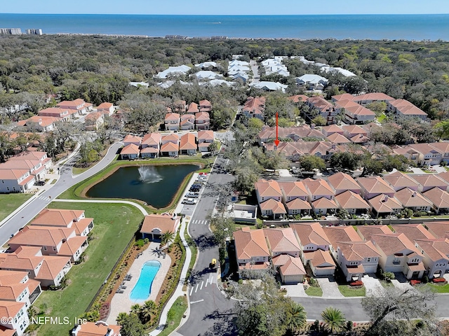 96064 Bottlebrush Ln, Fernandina Beach, FL 32034 - aerial view with a residential view and a water view