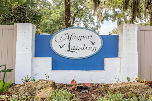 1201 Mayport Landing Cir, Jacksonville, FL 32233 - community / neighborhood sign with fence