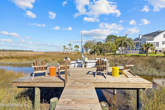 5698 Grand Cayman Rd, Jacksonville, FL 32226 - dock area featuring a water view
