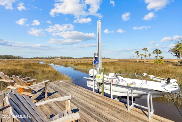 5698 Grand Cayman Rd, Jacksonville, FL 32226 - view of dock featuring a water view
