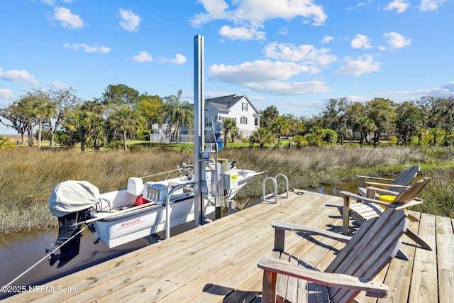5698 Grand Cayman Rd, Jacksonville, FL 32226 - view of dock with a water view