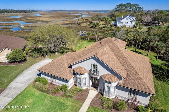 5698 Grand Cayman Rd, Jacksonville, FL 32226 - drone / aerial view featuring a water view