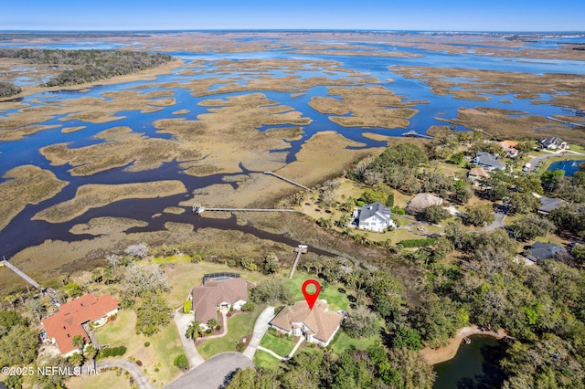 5698 Grand Cayman Rd, Jacksonville, FL 32226 - drone / aerial view with a water view