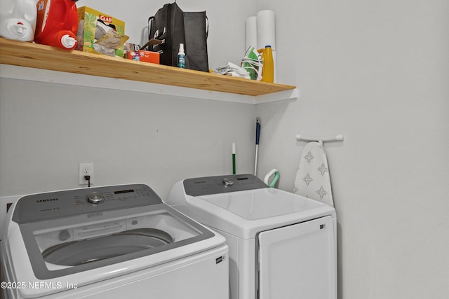 7091 Red Timber Rd, Jacksonville, FL 32244 - laundry area featuring washer and dryer and laundry area