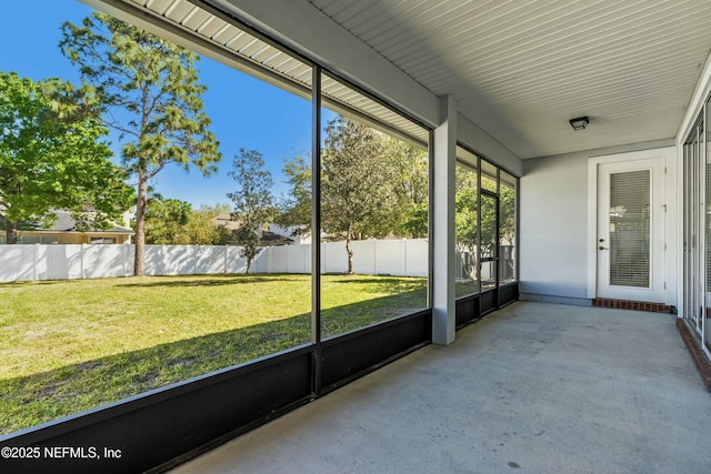 3852 Westridge Dr, Orange Park, FL 32065 - view of unfurnished sunroom