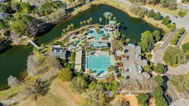 3852 Westridge Dr, Orange Park, FL 32065 - birds eye view of property with a water view