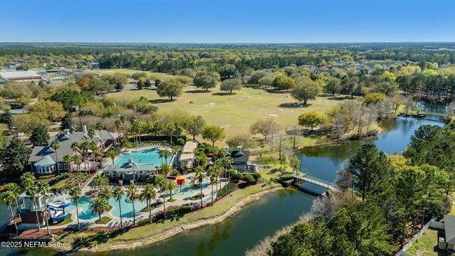 3852 Westridge Dr, Orange Park, FL 32065 - birds eye view of property with a water view