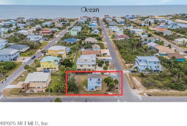 27 Flagler Dr, Palm Coast, FL 32137 - bird's eye view featuring a residential view and a water view