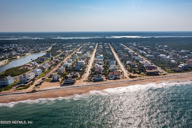 27 Flagler Dr, Palm Coast, FL 32137 - birds eye view of property featuring a beach view and a water view