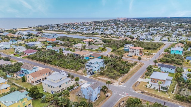 27 Flagler Dr, Palm Coast, FL 32137 - bird's eye view with a residential view and a water view