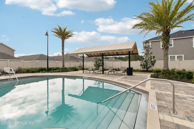 7686 Merchants Way, Jacksonville, FL 32222 - community pool with fence and a patio