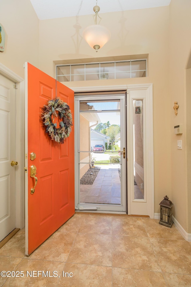 784 Crestwood Dr, Saint Augustine, FL 32086 - entrance foyer with baseboards