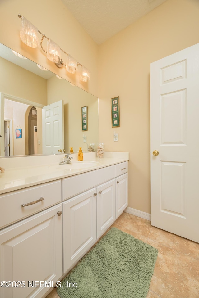 784 Crestwood Dr, Saint Augustine, FL 32086 - bathroom featuring vanity and baseboards