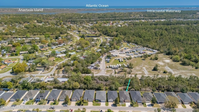 784 Crestwood Dr, Saint Augustine, FL 32086 - drone / aerial view with a residential view and a view of trees