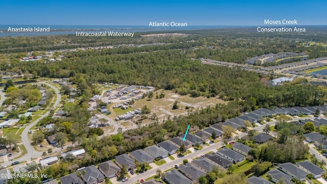 784 Crestwood Dr, Saint Augustine, FL 32086 - bird's eye view with a forest view and a residential view