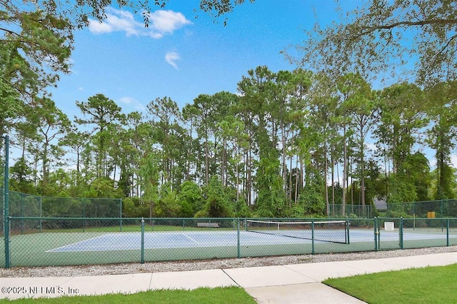 784 Crestwood Dr, Saint Augustine, FL 32086 - view of sport court with fence