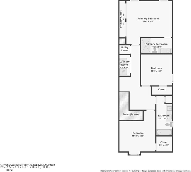 7802 Merchants Way, Jacksonville, FL 32222 - floor plan