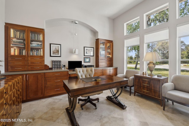 1193 Queens Harbor Blvd, Jacksonville, FL 32225 - office area with a high ceiling