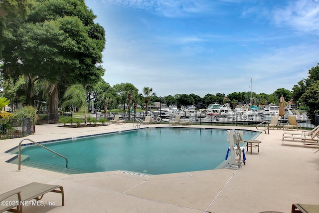1193 Queens Harbor Blvd, Jacksonville, FL 32225 - community pool featuring fence and a patio area