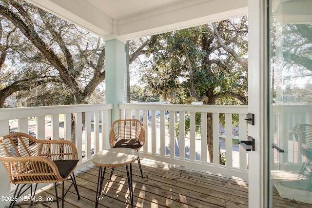 view of deck