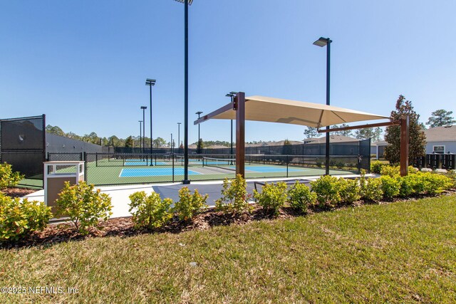 75586 Pondside Ln, Yulee, FL 32097 - view of sport court featuring fence