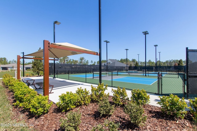 75586 Pondside Ln, Yulee, FL 32097 - view of sport court with a gate and fence